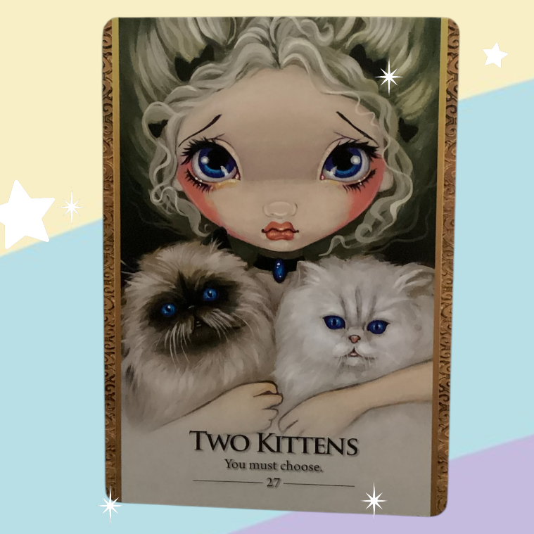 Oracle Card, Two Kittens