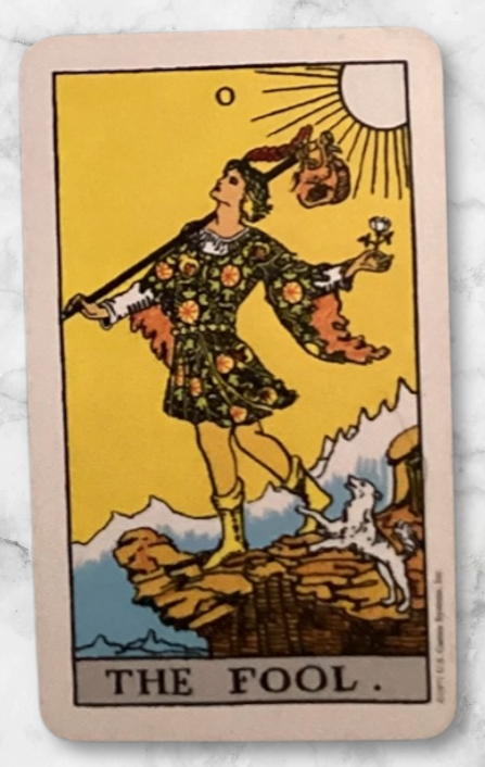 The fools journey, tarot card, tarot vineyard, the fool