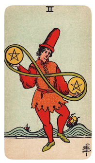 The Two of Pentacles