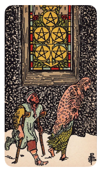 The Five of Pentacles