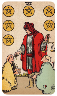 The Six of Pentacles