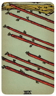 The Eight of Wands